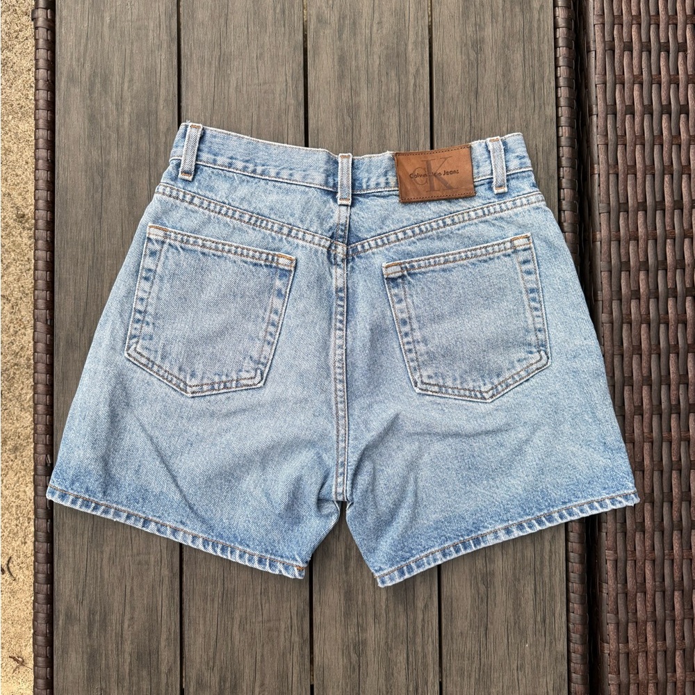 Calvin Klein Denim Mid Length Shorts